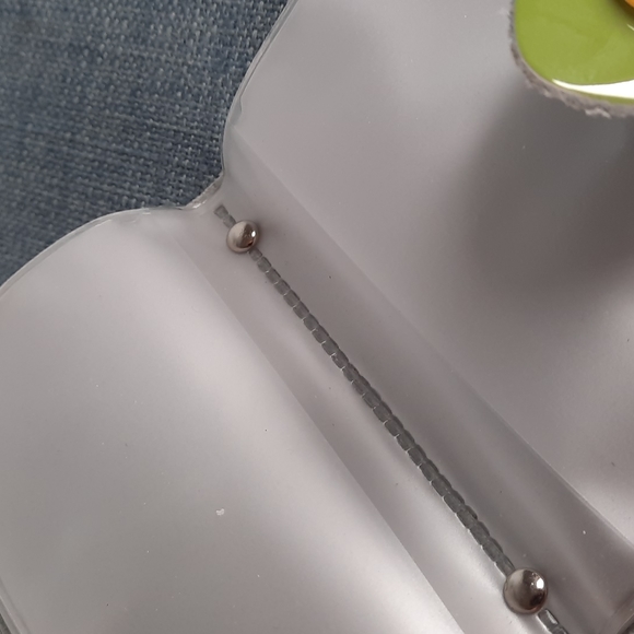 Patent Leather Orange Green Wallet Business Card Credit Cards Photos - Picture 4 of 6